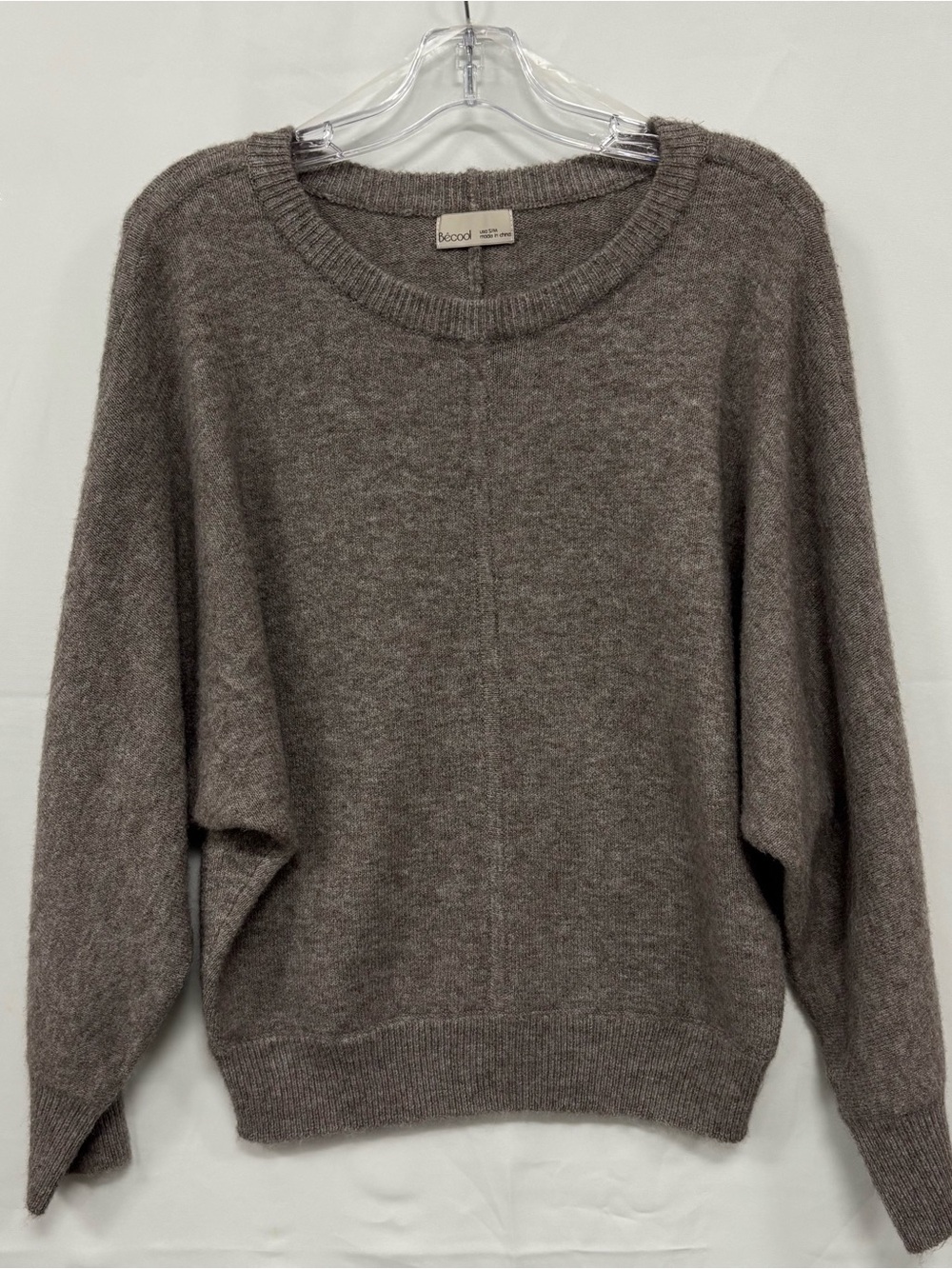 Taupe Crewneck Pullover SIZE S/M